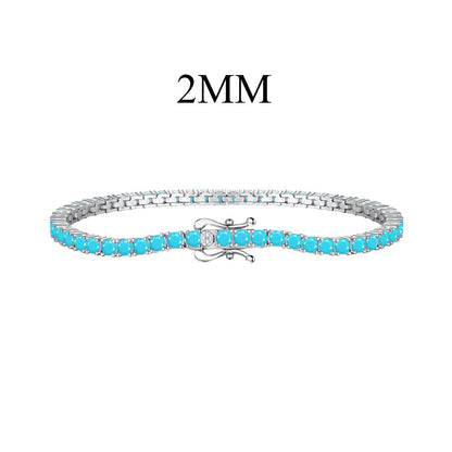 [Lumi Jewelry]Dazzling Exquisite Round Cut Daily Bracelet