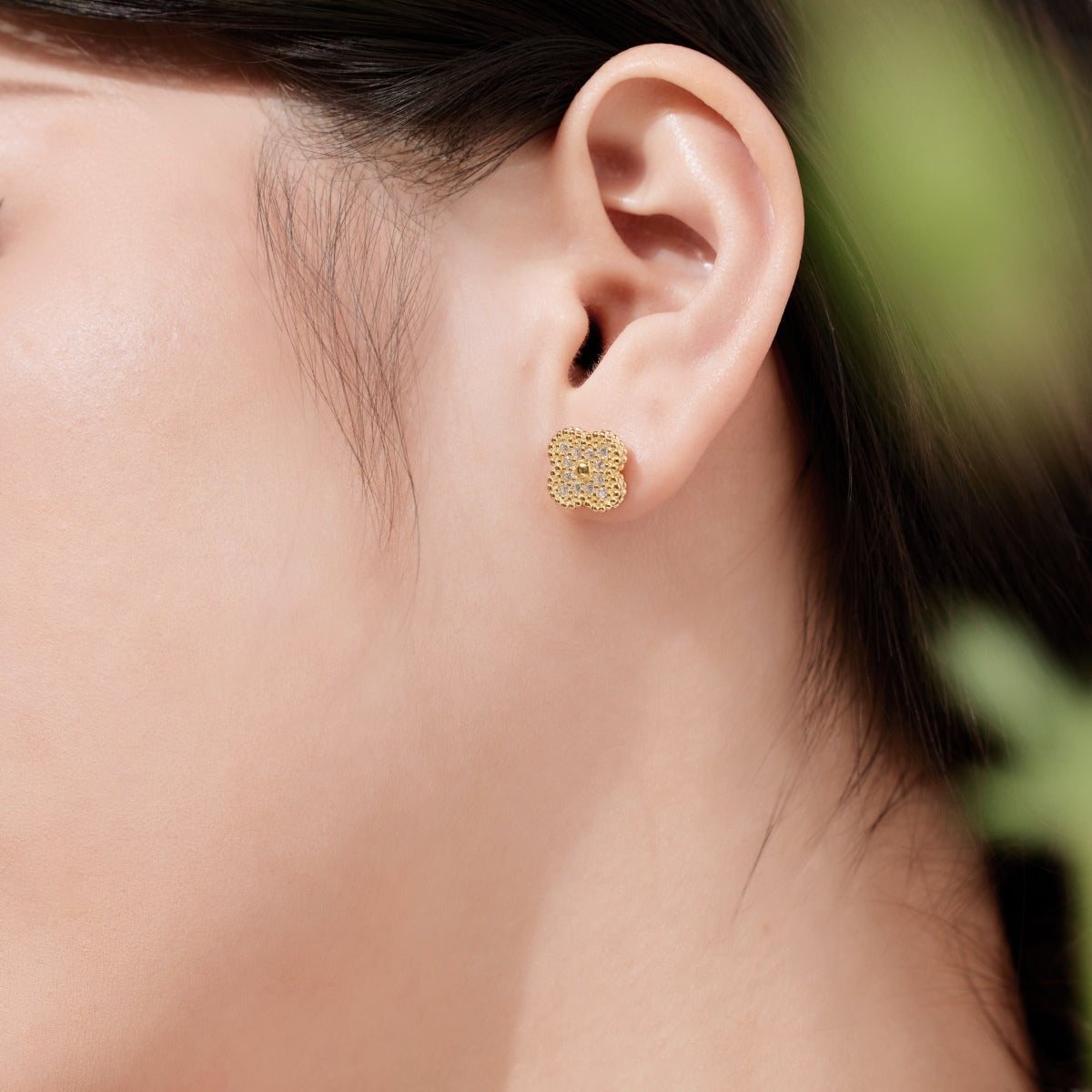 [Lumi Jewelry]Four Leaf Clover Fashion Earrings