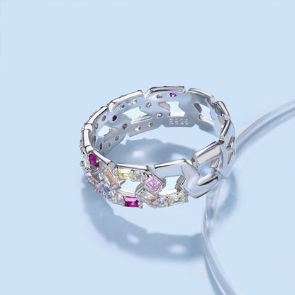 [Lumi Jewelry]Sparkling Vibrant Emerald Cut Daily Ring