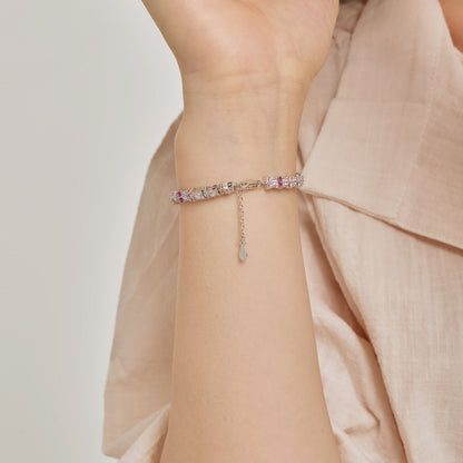 [Lumi Jewelry]Unique Colorful Flower Shape Daily Bracelet