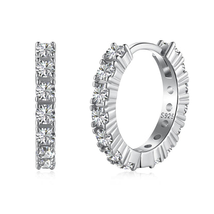 [Lumi Jewelry]Radiant Colorful Round Cut Earrings