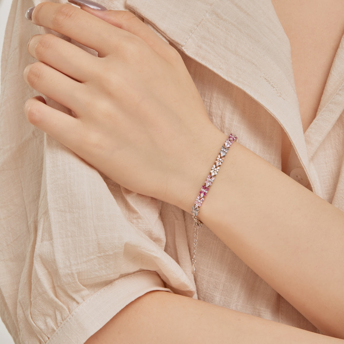 [Lumi Jewelry]Unique Colorful Butterfly Shape Party Bracelet