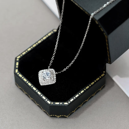 [Lumi Jewelry]Sparkling Asscher Cut Necklace