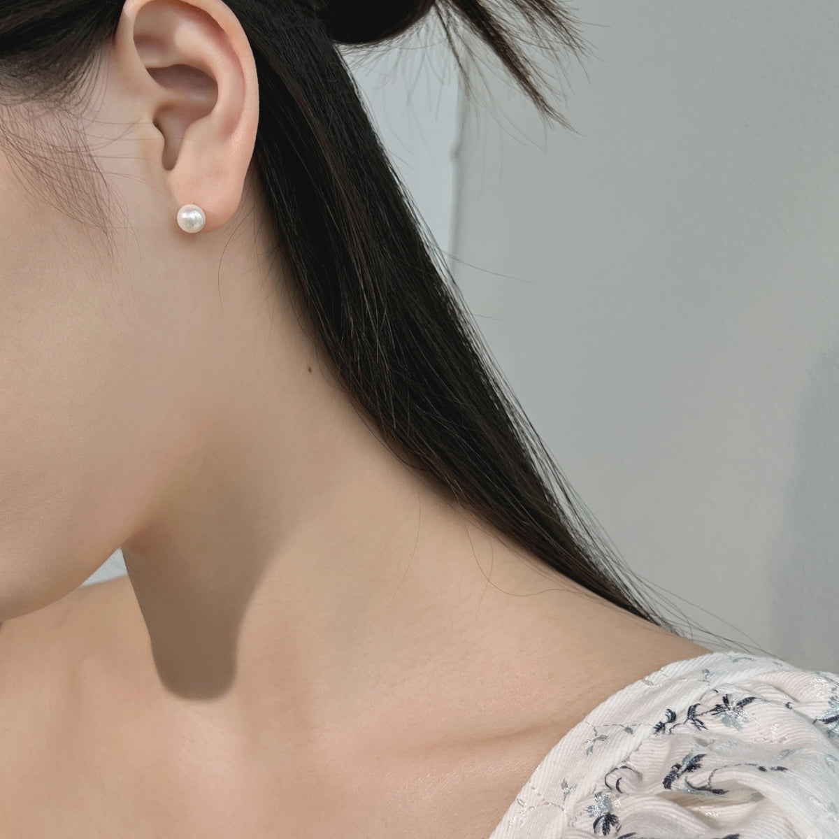 [Lumi Jewelry]Delicate Pearl Earrings
