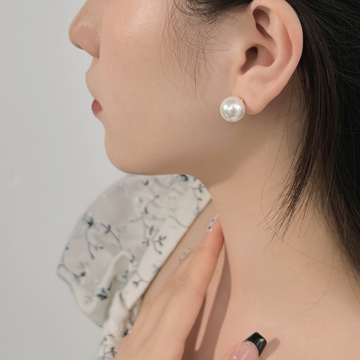 [Lumi Jewelry]Delicate Pearl Earrings