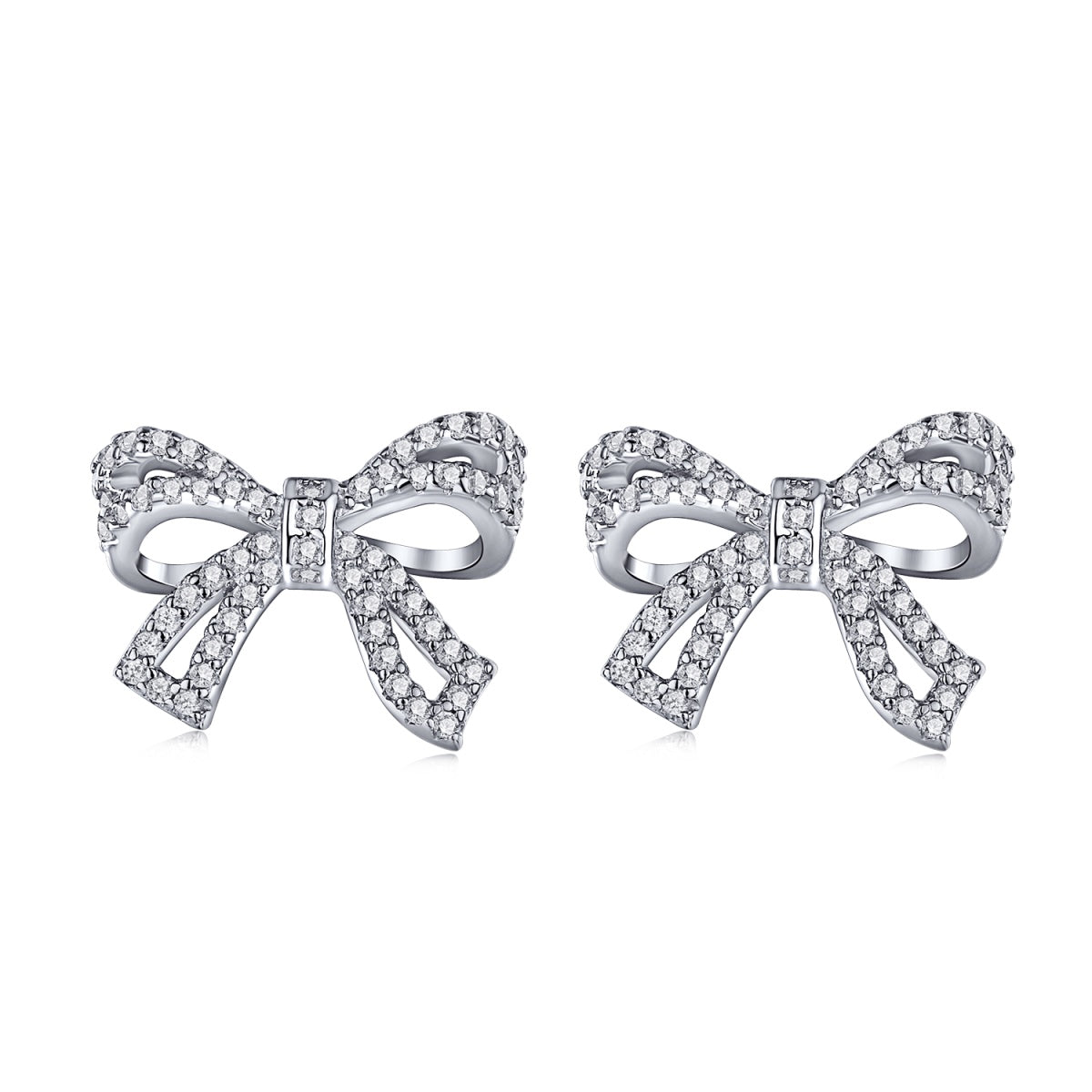 [Lumi Jewelry]Dainty Bow Shape Earrings