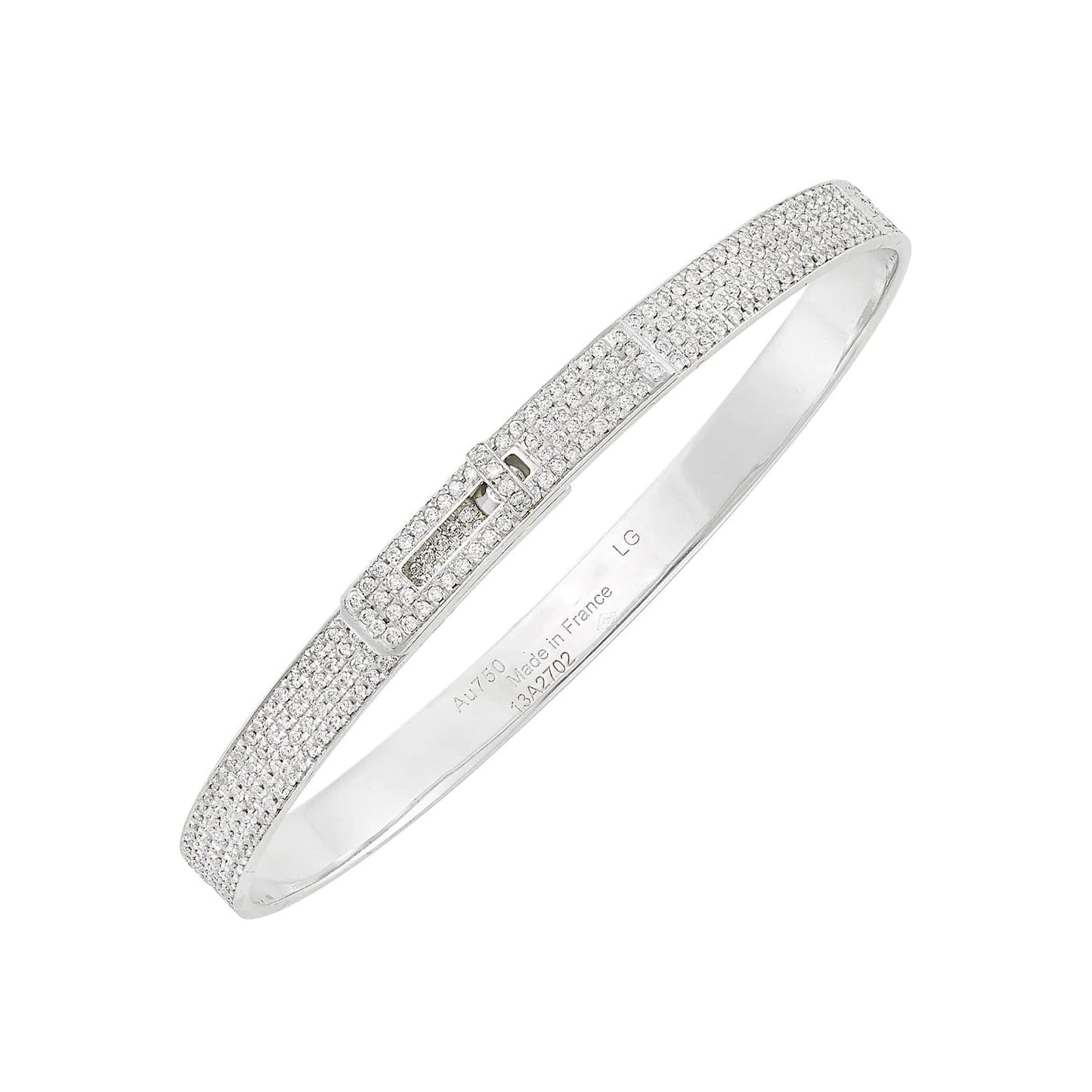 [Lumi Jewelry]HM KELLY BRACELET IN SILVER AND FULL PAVE DIAMOND