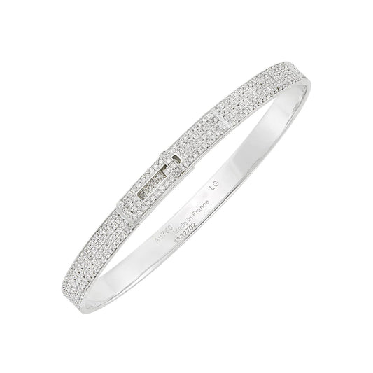 [Lumi Jewelry]HM KELLY BRACELET IN SILVER AND FULL PAVE DIAMOND