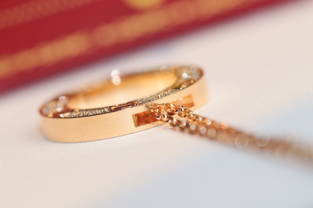 [Lumi Jewelry]LOVE NECKLACE ADJUSTABLE ROSE GOLD