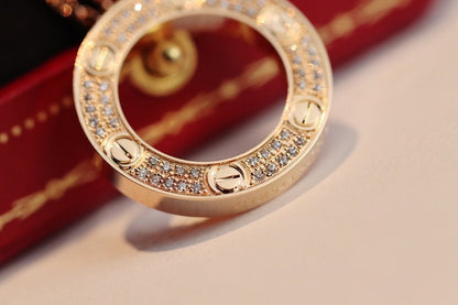 [Lumi Jewelry]LOVE NECKLACE ADJUSTABLE ROSE GOLD