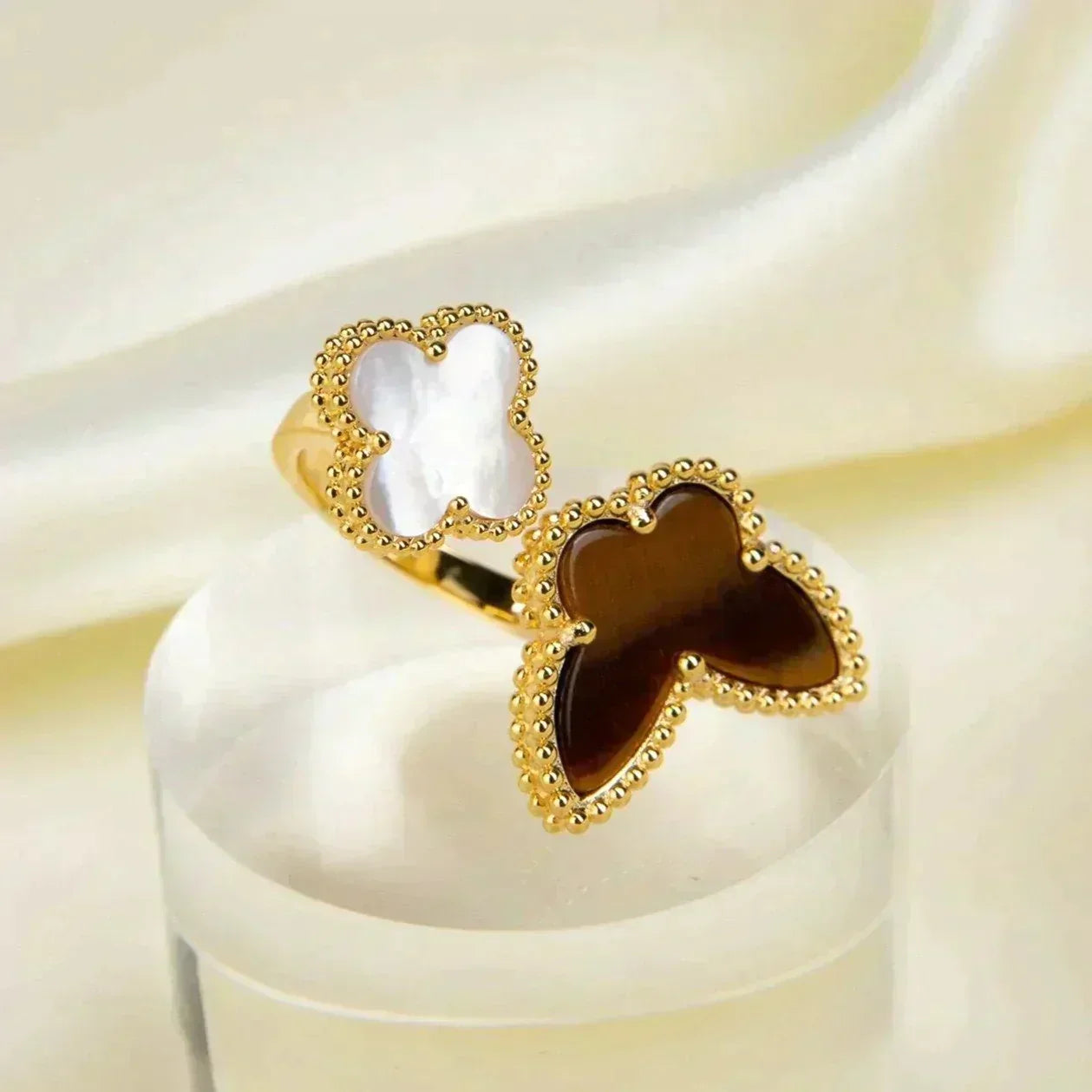 [Lumi Jewelry]LUCKY BETWEEN THE FINGER RING