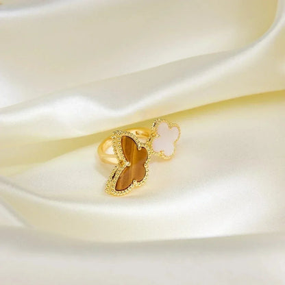 [Lumi Jewelry]LUCKY BETWEEN THE FINGER RING