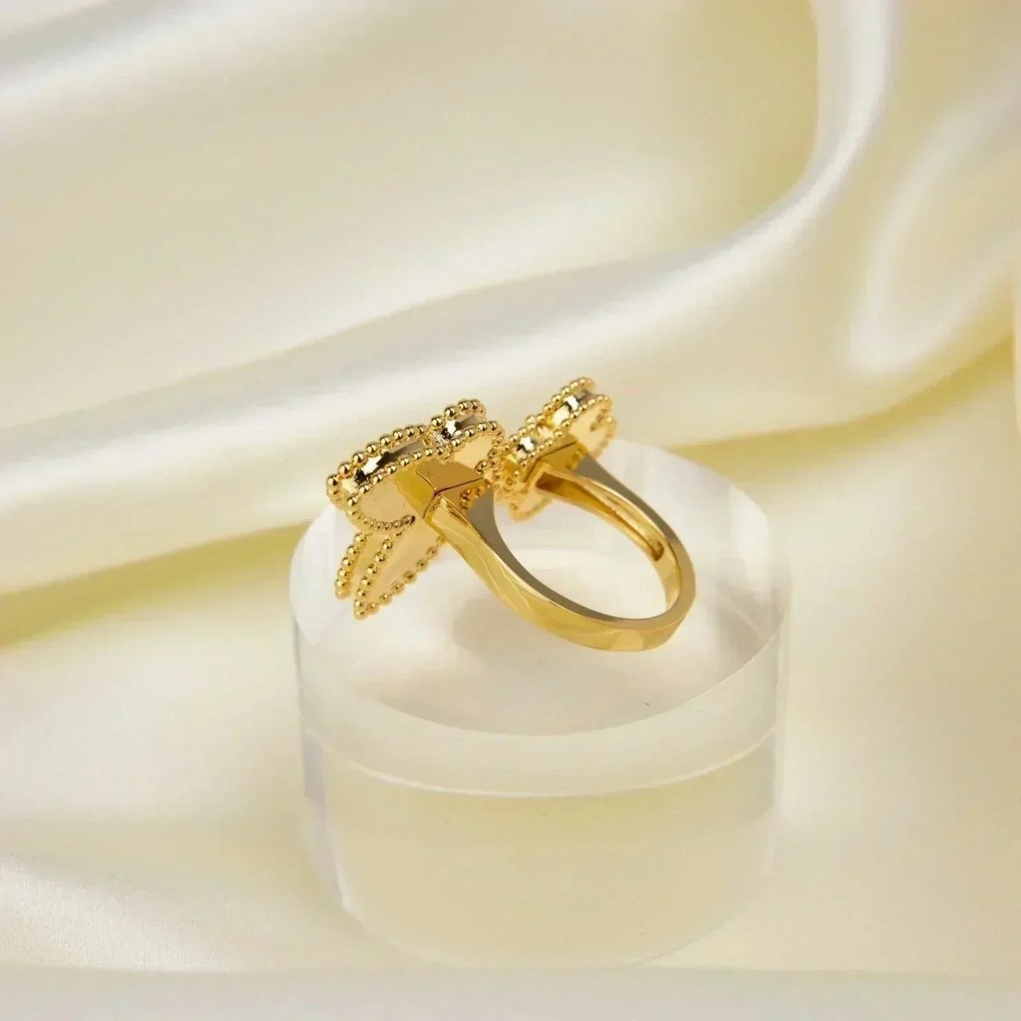 [Lumi Jewelry]LUCKY BETWEEN THE FINGER RING