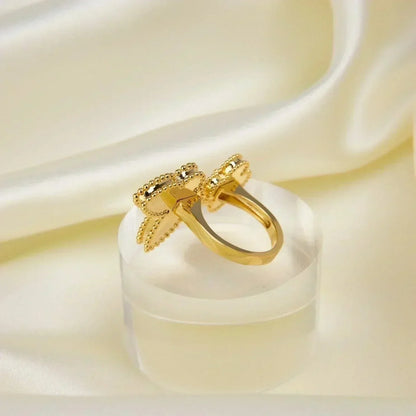 [Lumi Jewelry]LUCKY BETWEEN THE FINGER RING