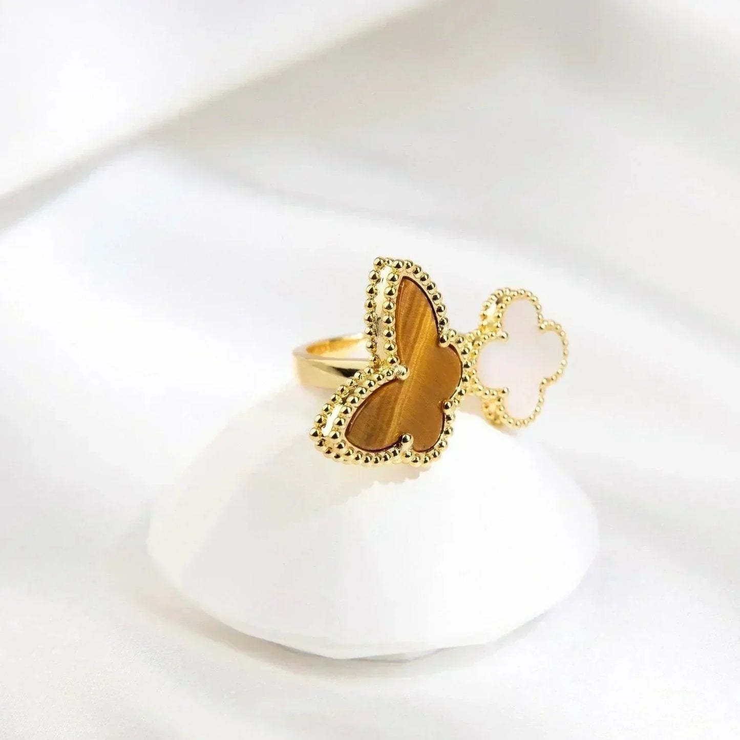[Lumi Jewelry]LUCKY BETWEEN THE FINGER RING