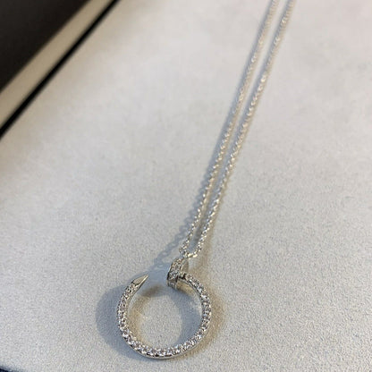 [Lumi Jewelry]JUSTE NECKLACE SILVER DIAMONDS
