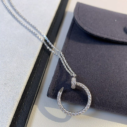 [Lumi Jewelry]JUSTE NECKLACE SILVER DIAMONDS