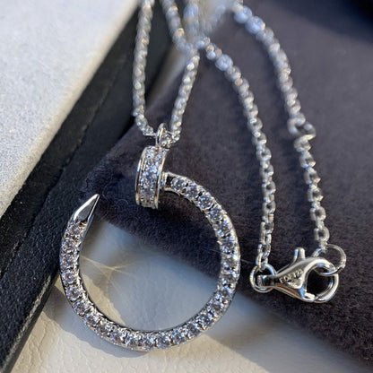 [Lumi Jewelry]JUSTE NECKLACE SILVER DIAMONDS