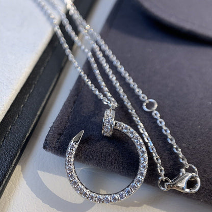 [Lumi Jewelry]JUSTE NECKLACE SILVER DIAMONDS