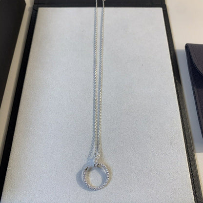 [Lumi Jewelry]JUSTE NECKLACE SILVER DIAMONDS