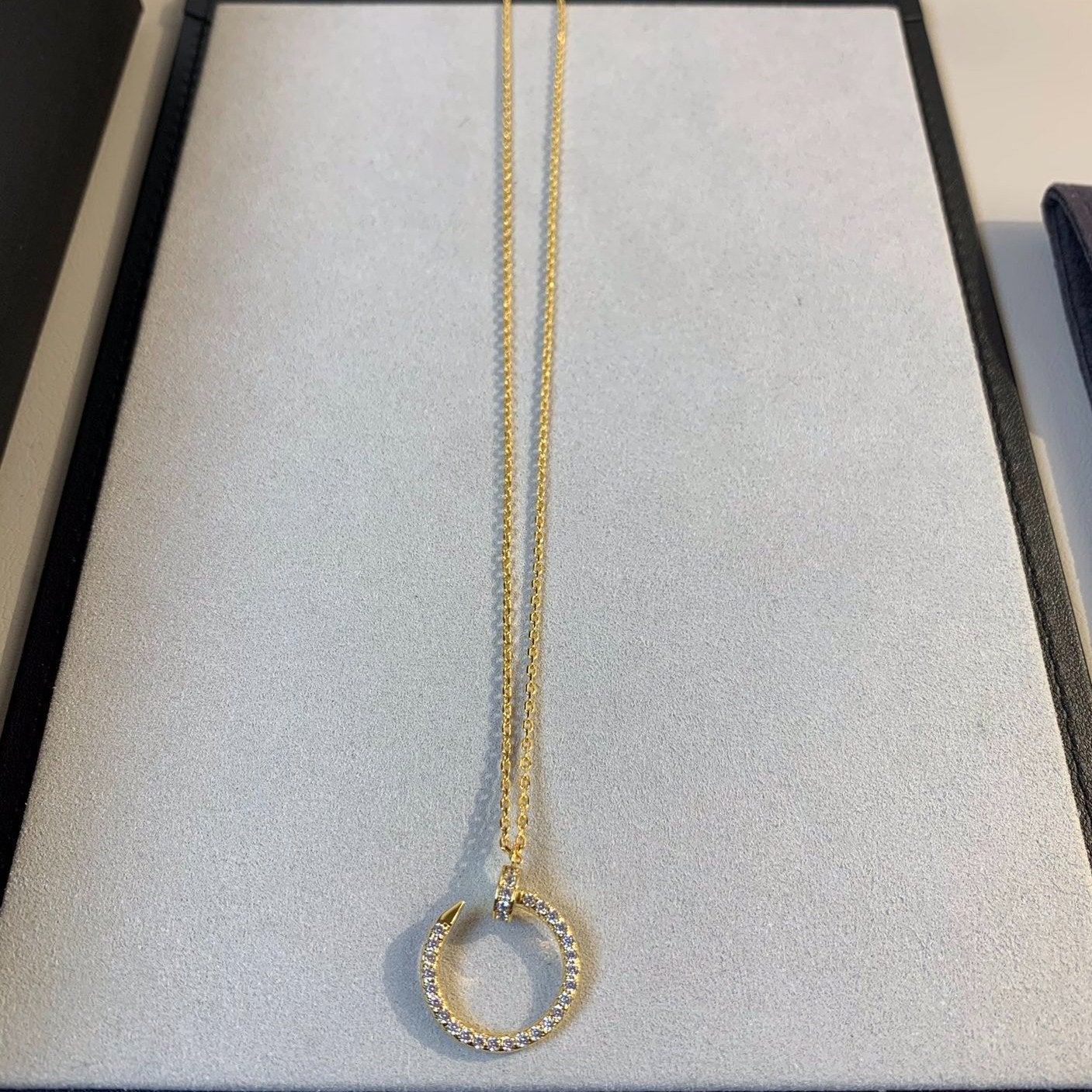 [Lumi Jewelry]JUSTE NECKLACE GOLD DIAMONDS