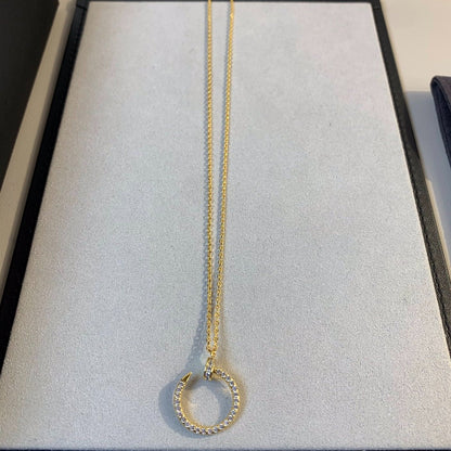 [Lumi Jewelry]JUSTE NECKLACE GOLD DIAMONDS