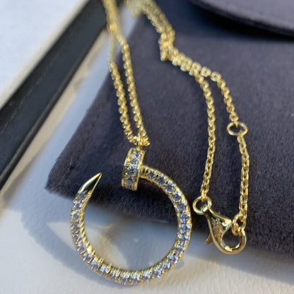 [Lumi Jewelry]JUSTE NECKLACE GOLD DIAMONDS