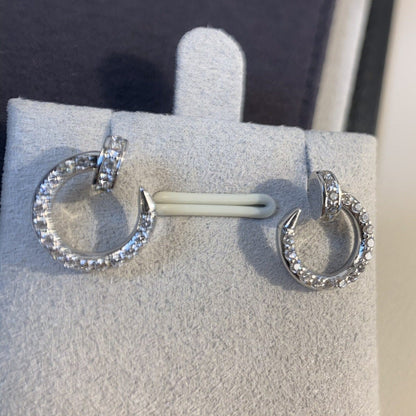 [Lumi Jewelry]JUSTE EARRINGS SILVER DIAMONDS