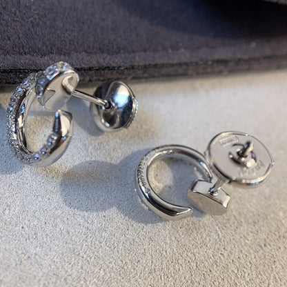 [Lumi Jewelry]JUSTE EARRINGS SILVER DIAMONDS