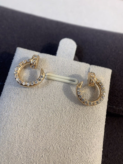 [Lumi Jewelry]JUSTE EARRINGS GOLD DIAMONDS