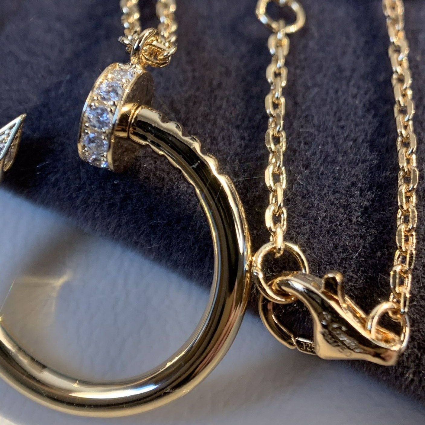 [Lumi Jewelry]JUSTE NECKLACE PINK GOLD