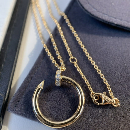 [Lumi Jewelry]JUSTE NECKLACE PINK GOLD