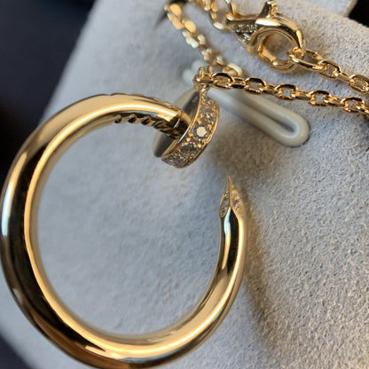 [Lumi Jewelry]JUSTE NECKLACE PINK GOLD