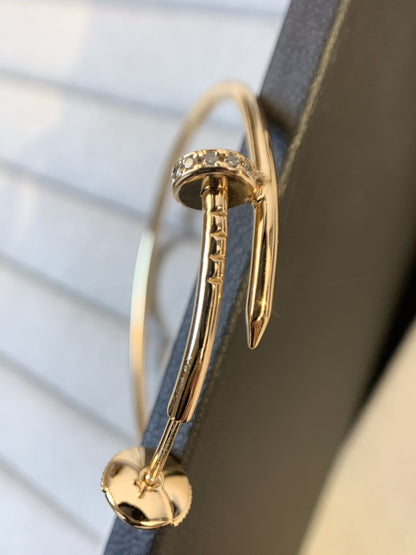 [Lumi Jewelry]JUSTE EARRINGS GOLD DIAMONDS 1.8MM