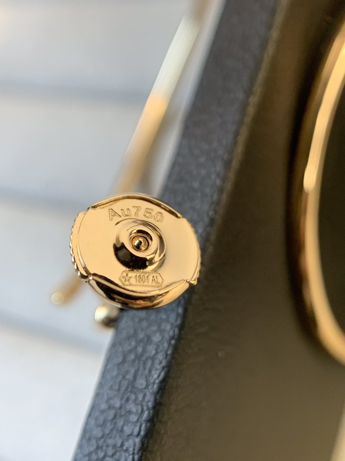 [Lumi Jewelry]JUSTE EARRINGS GOLD DIAMONDS 1.8MM