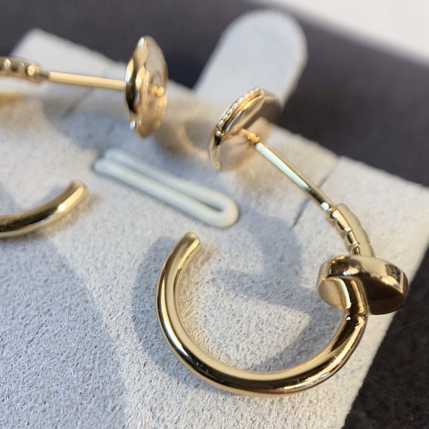 [Lumi Jewelry]JUSTE EARRINGS PINK GOLD