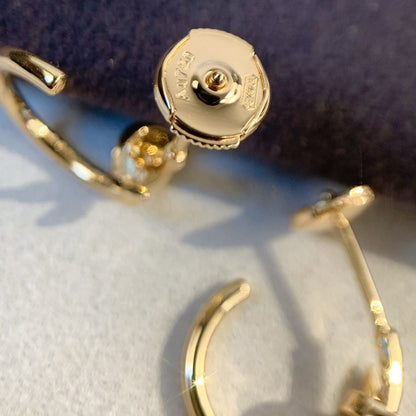 [Lumi Jewelry]JUSTE EARRINGS PINK GOLD