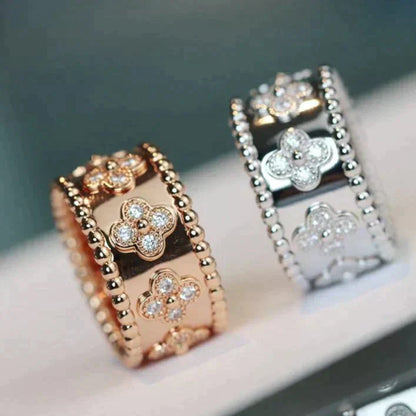 [Lumi Jewelry]CLOVER KALEIDOSCOPE RING 10MM
