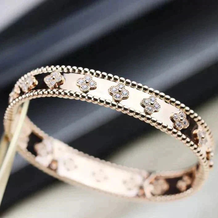 [Lumi Jewelry]CLOVER BRACELET 8MM DIAMONDS