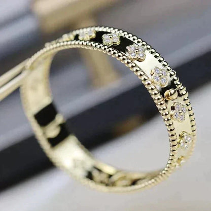 [Lumi Jewelry]CLOVER BRACELET 8MM DIAMONDS
