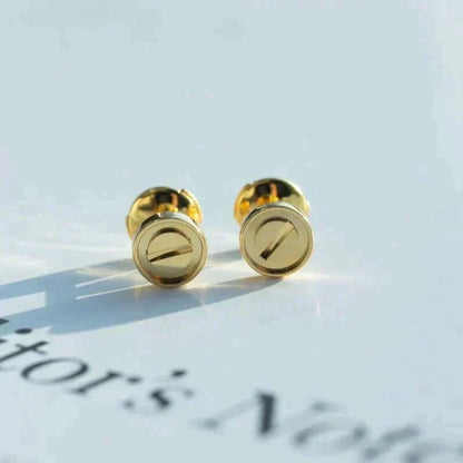 [Lumi Jewelry]LOVE EARRINGS GOLD 10MM