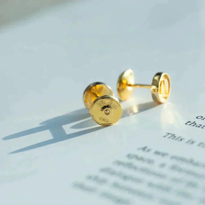 [Lumi Jewelry]LOVE EARRINGS GOLD 10MM