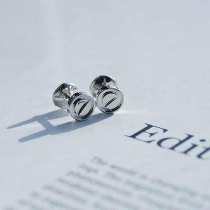 [Lumi Jewelry]LOVE EARRINGS SILVER 10MM
