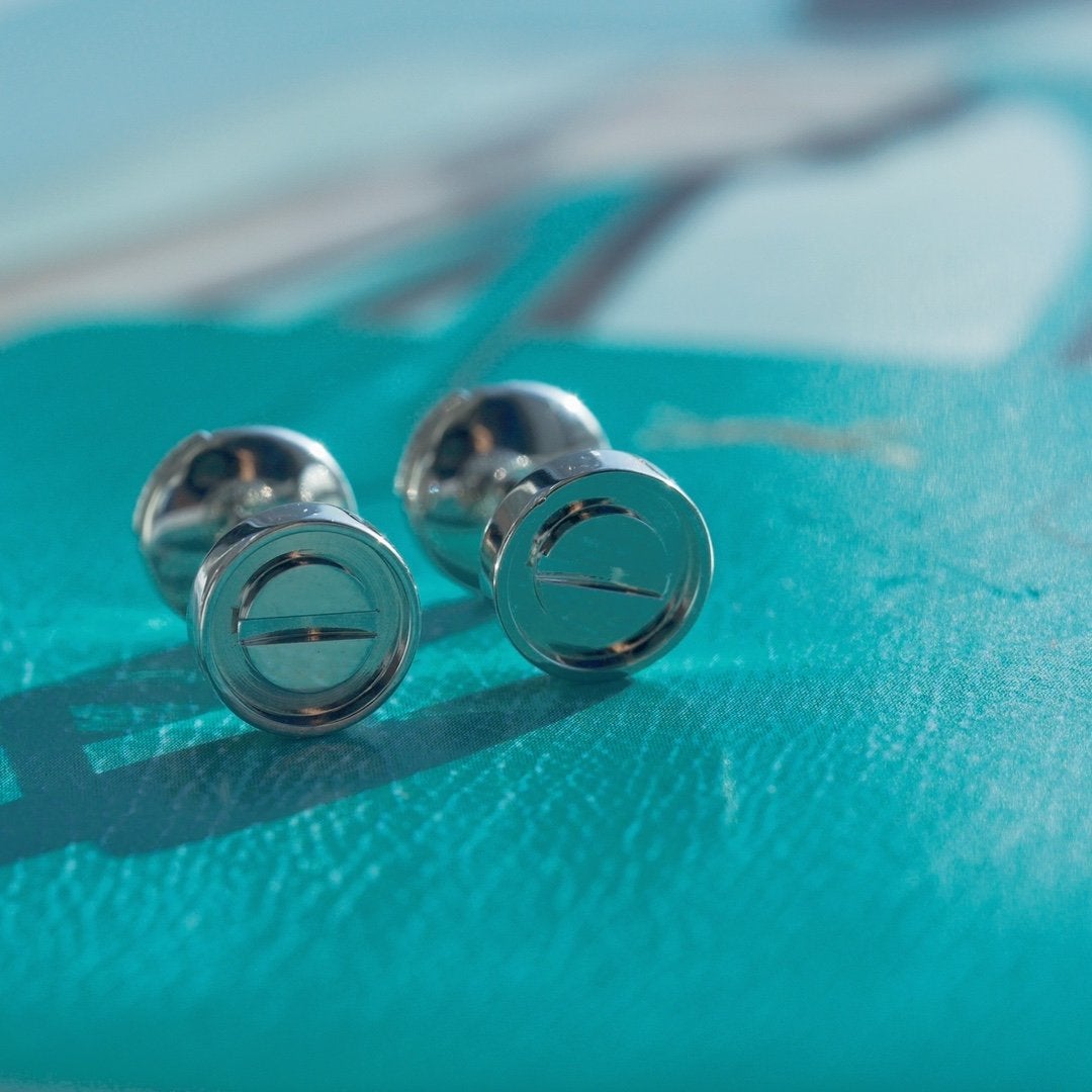 [Lumi Jewelry]LOVE EARRINGS SILVER 10MM