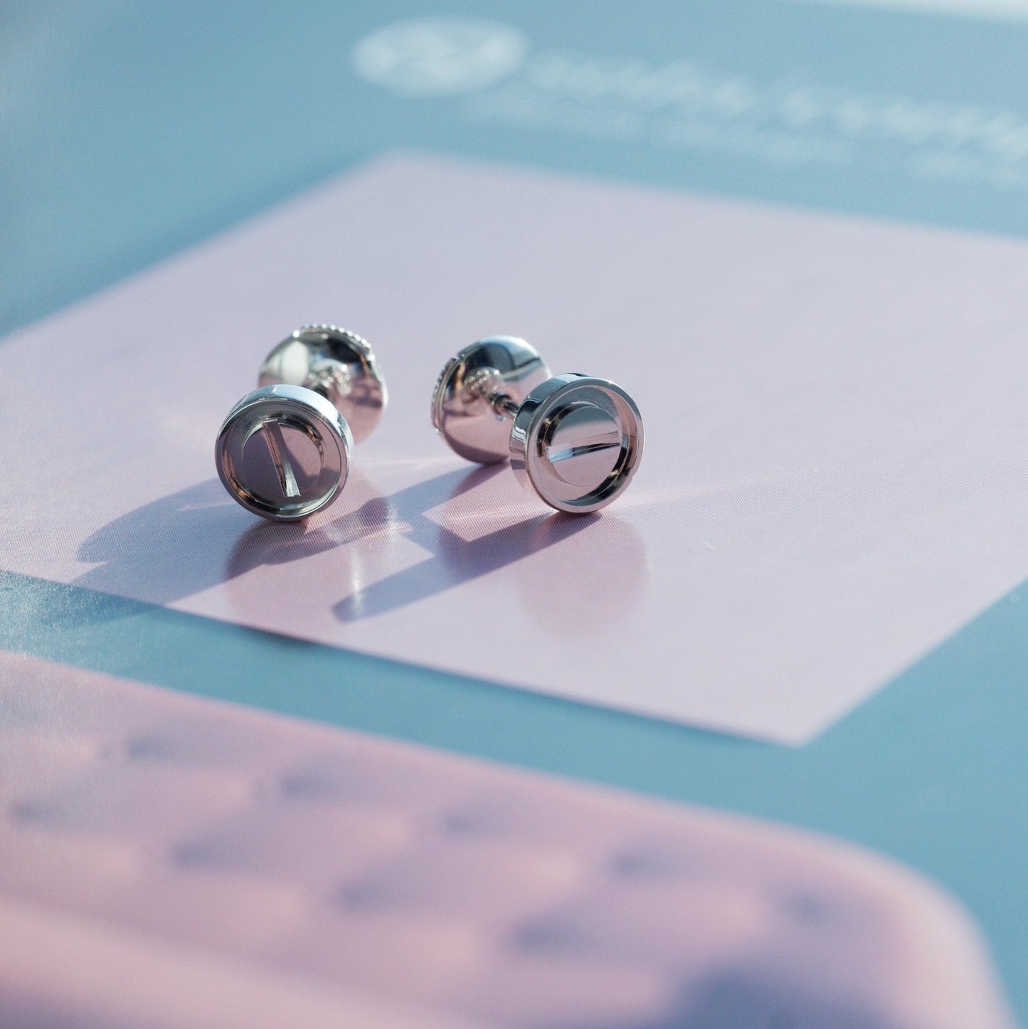 [Lumi Jewelry]LOVE EARRINGS SILVER 10MM