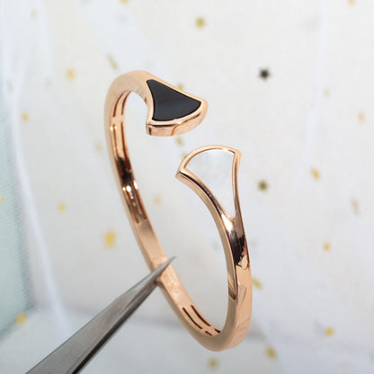 [Lumi Jewelry]DREAM BRACELET OPEN PINK GOLD MOP