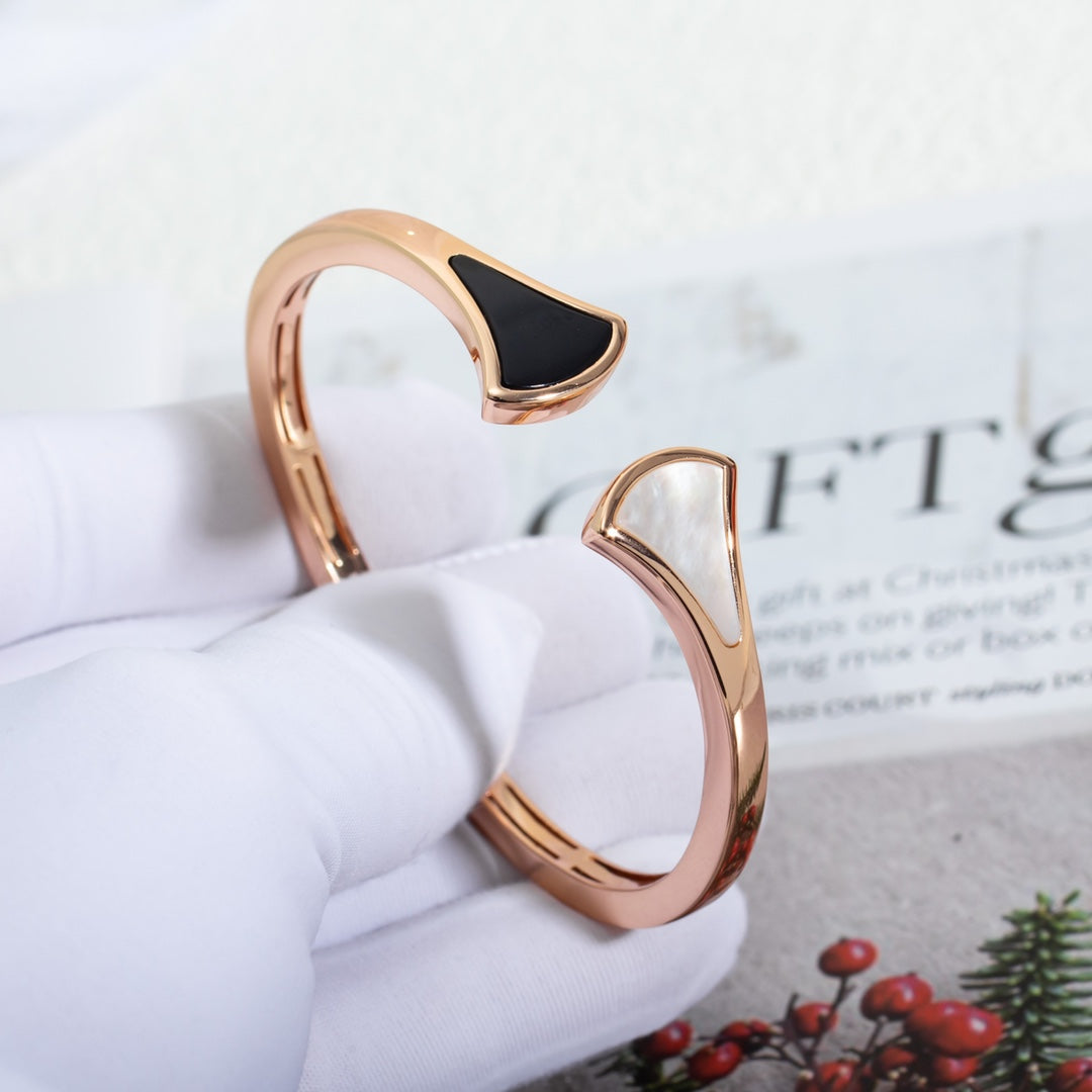 [Lumi Jewelry]DREAM BRACELET OPEN PINK GOLD MOP