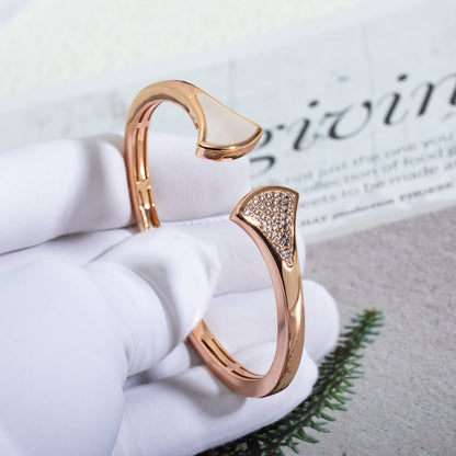 [Lumi Jewelry]DREAM BRACELET OPEN PINK GOLD MOP DIAMOND