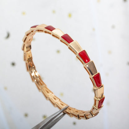 [Lumi Jewelry]SERPENTI BRACELET PINK GOLD RUBELLITE