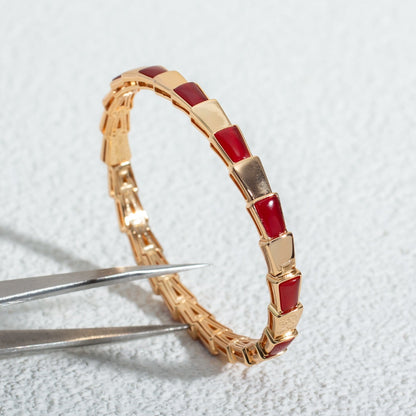 [Lumi Jewelry]SERPENTI BRACELET PINK GOLD RUBELLITE